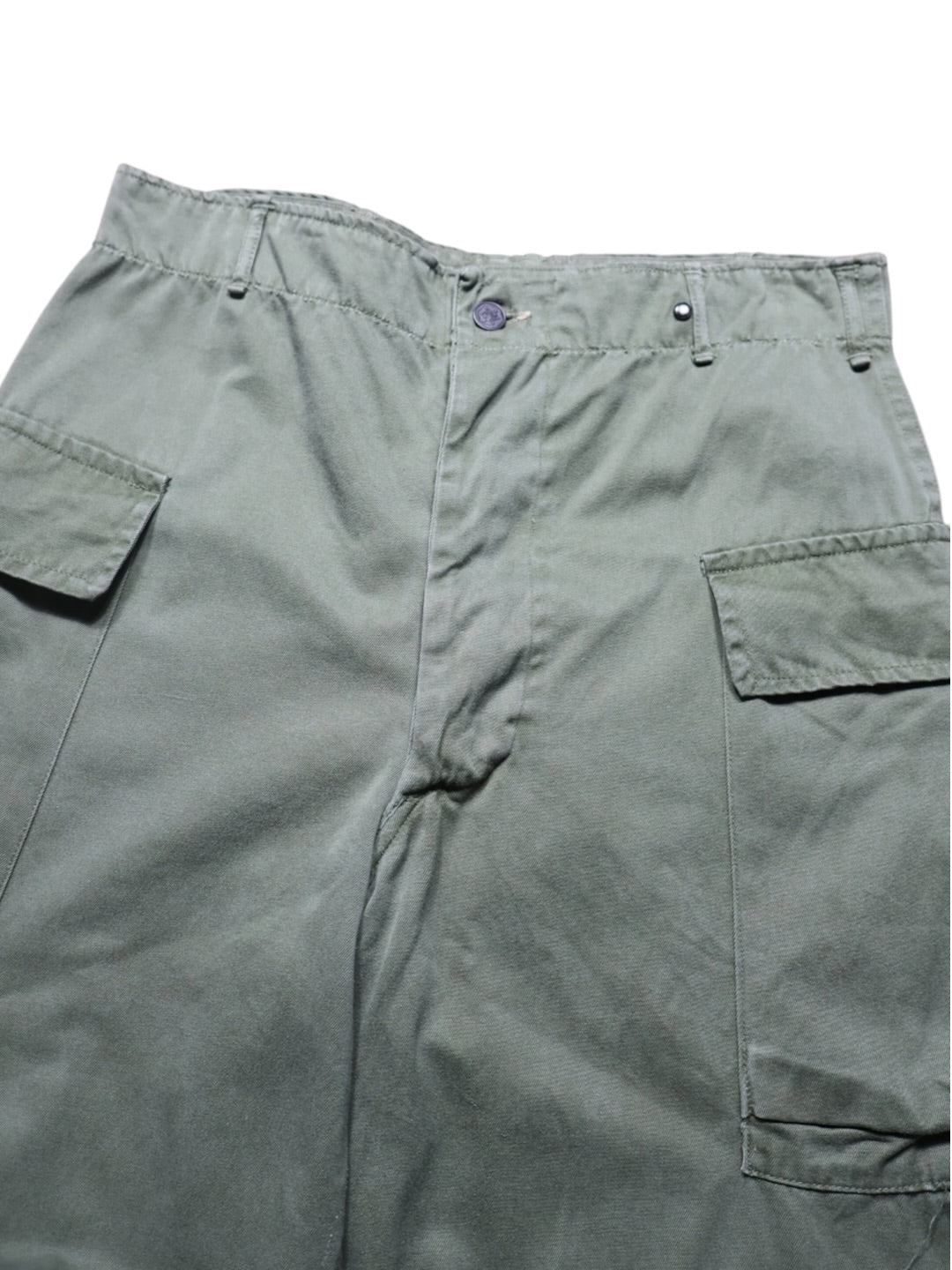 40s US ARMY M-43 Cotton Twill サイドカーゴパンツ