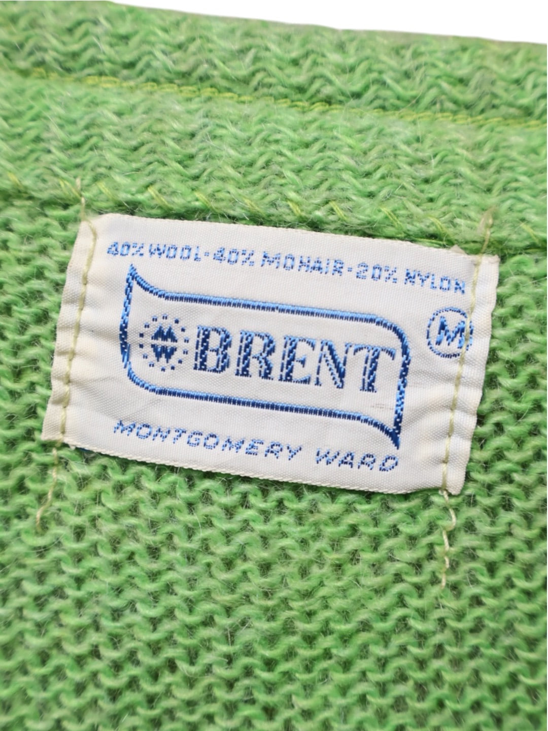 60s BRENT モヘアカーディガン