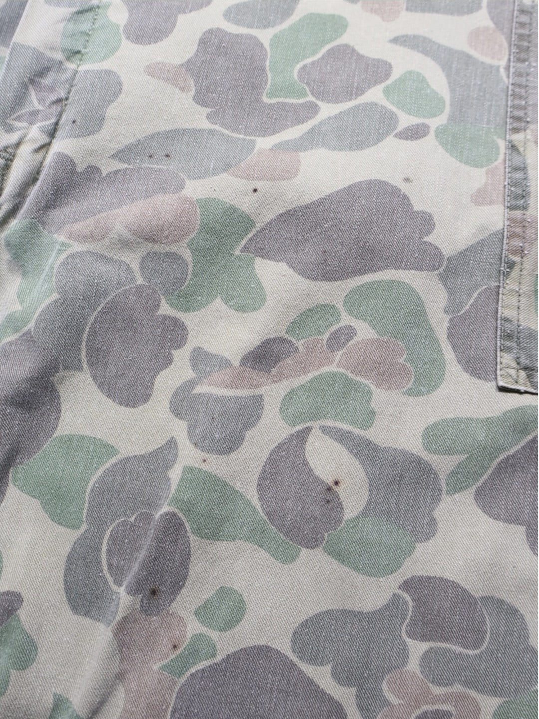 50s M-43 Type Duck Hunter Camo サイドカーゴパンツ