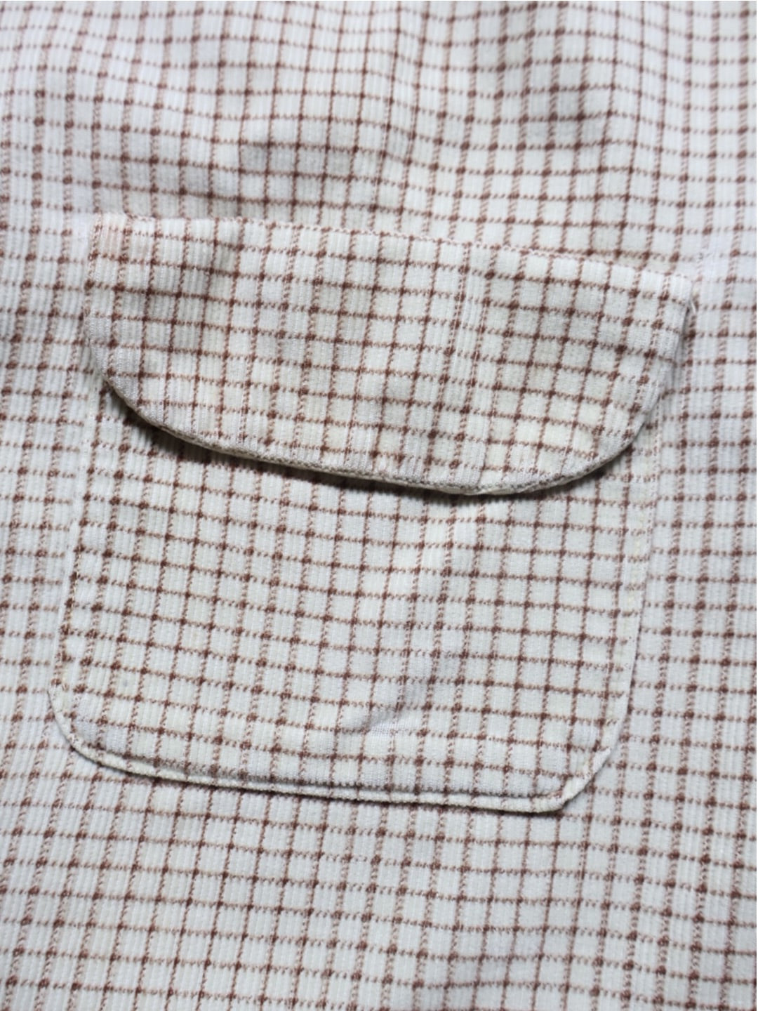 40s marlboro Print コーデュロイシャツ