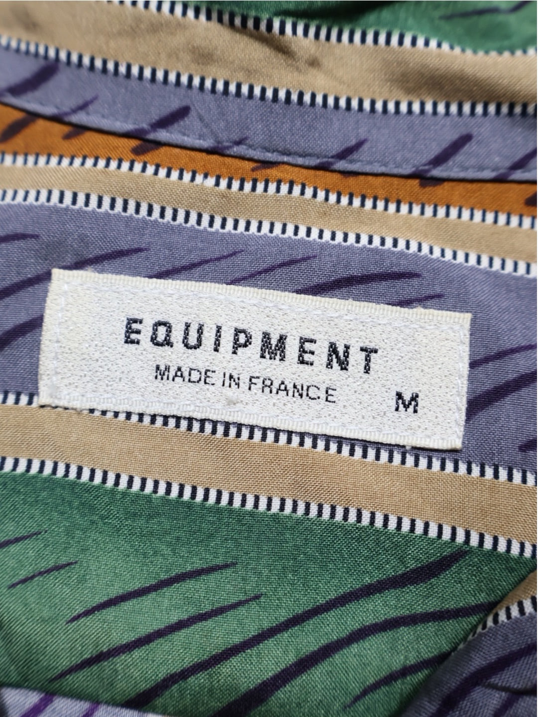 90s~ EQUIPMENT シルクシャツ
