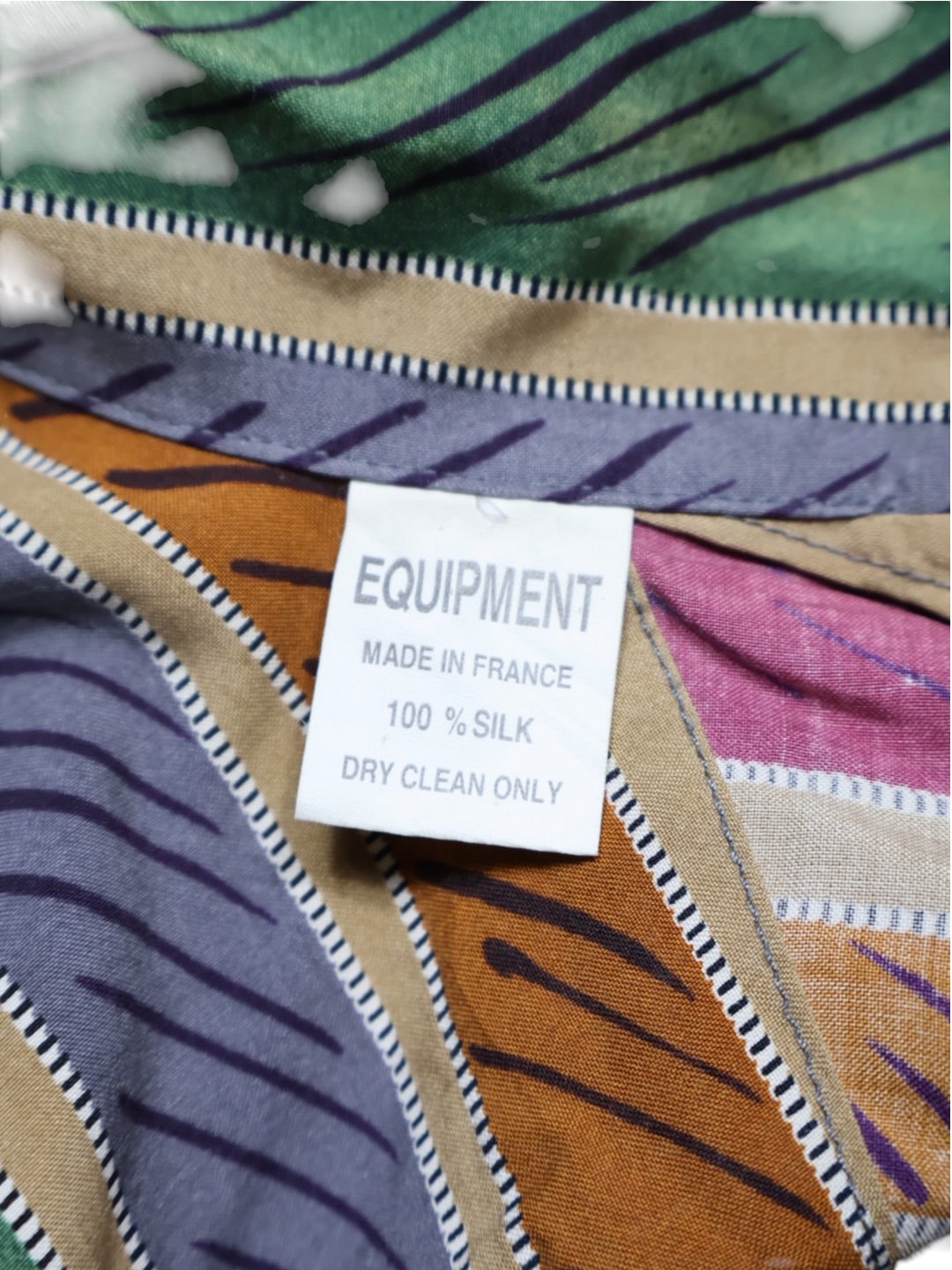 90s~ EQUIPMENT シルクシャツ