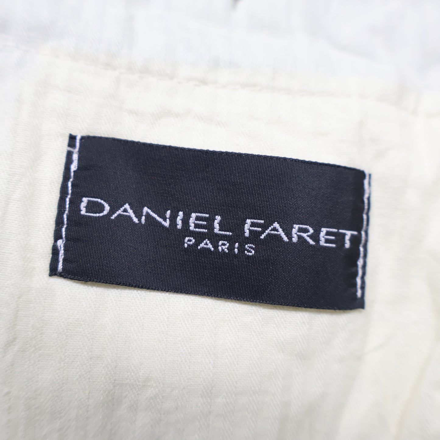 90s ~ DANIEL FARET リネンストライプ スラックス