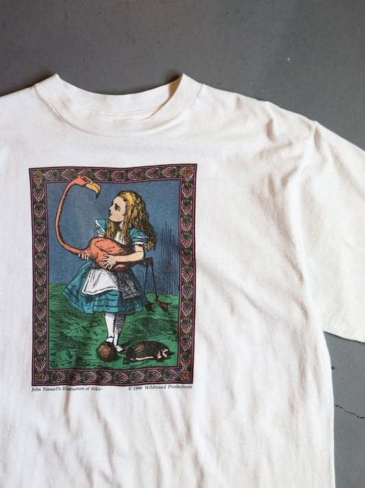 90s ALICE IN WONDERLAND Tシャツ
