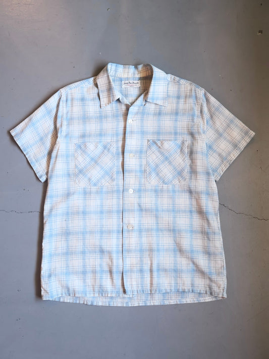 50s Sandy Mac Donald 半袖 コットンシャツ