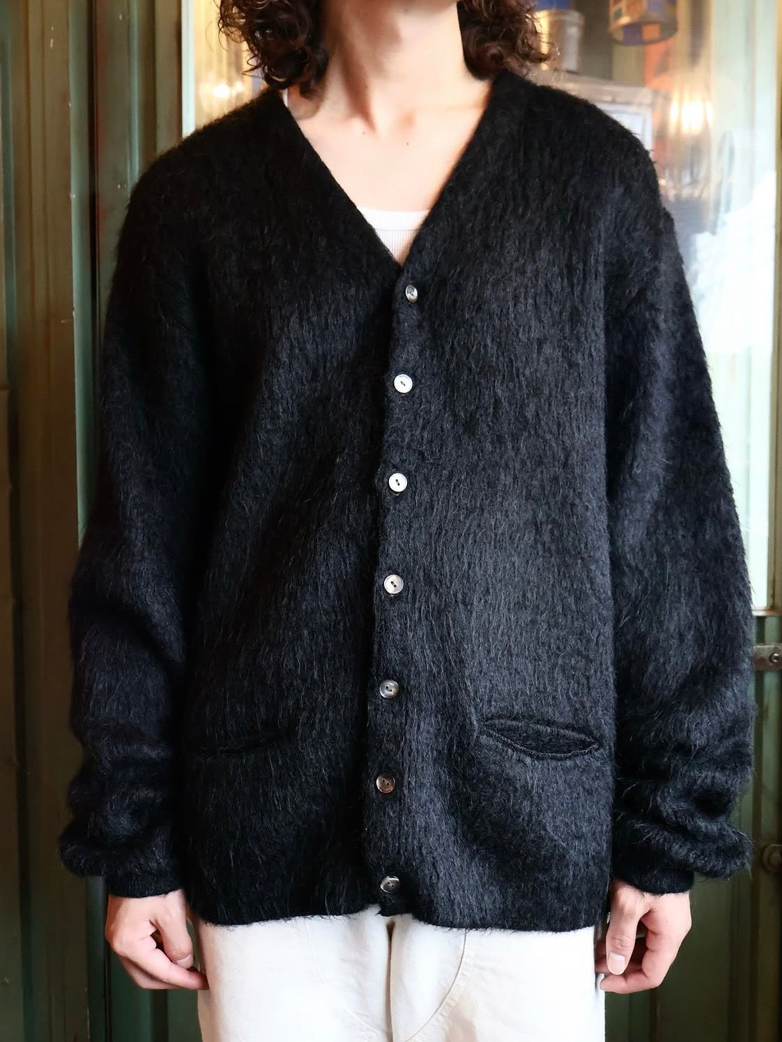 60s McGREGOR Powder Snow モヘアカーディガン