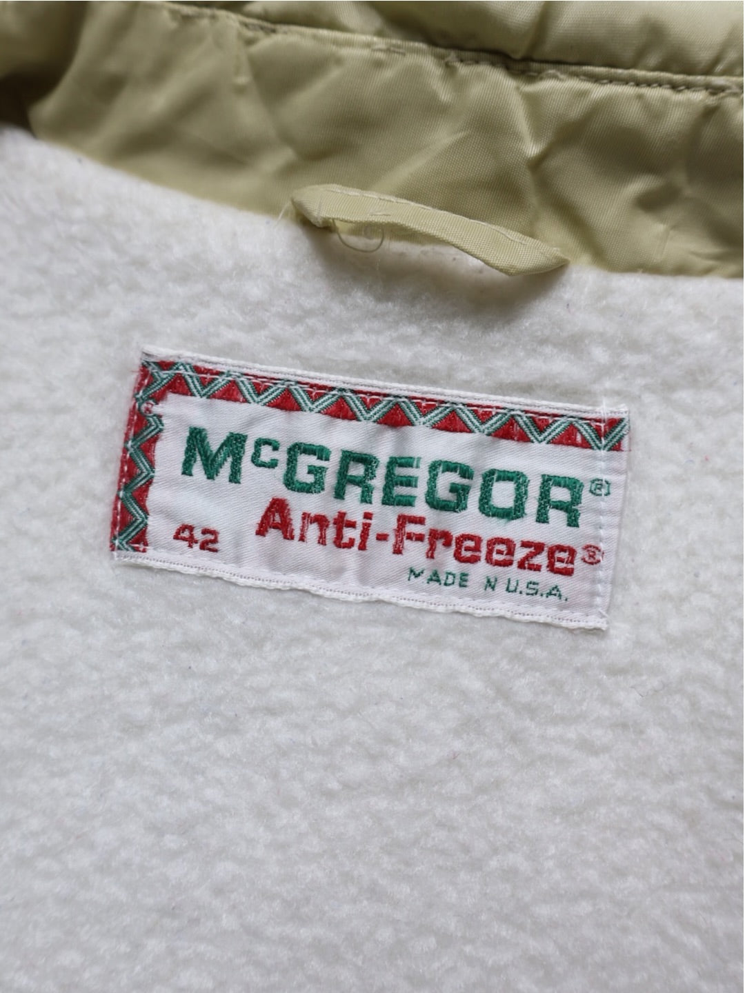 60s McGREGOR Anti-Freeze ジャケット