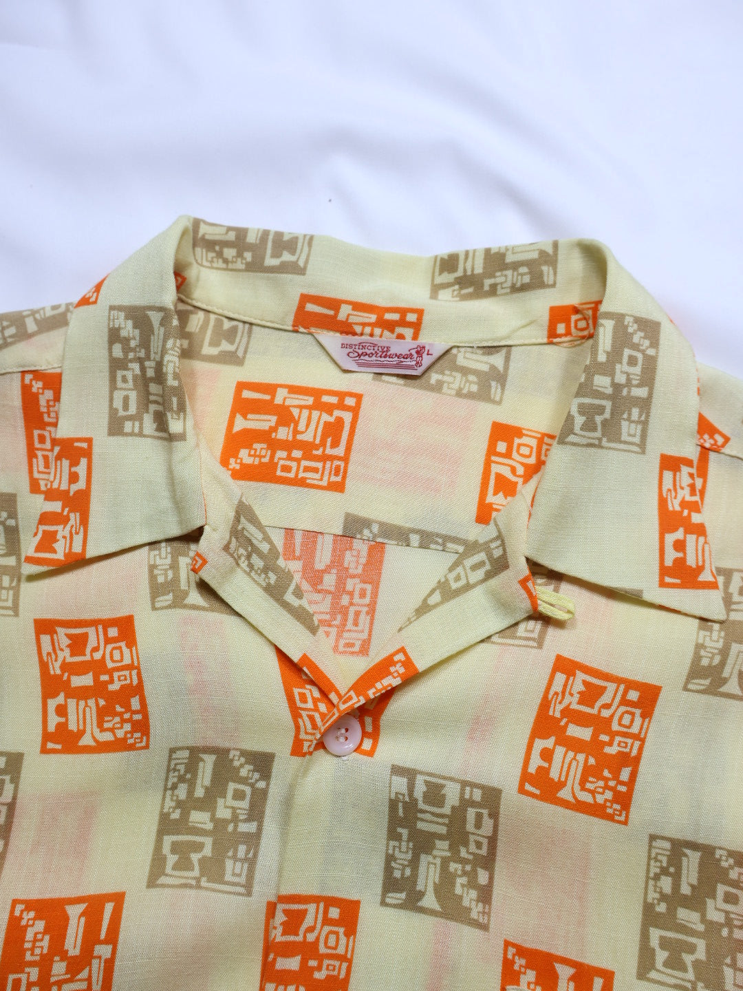50s DISTINCTIVE Sportswear レーヨン開襟シャツ