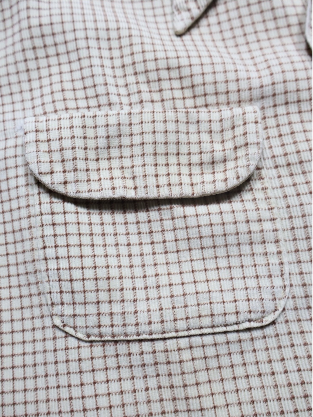 40s marlboro Print コーデュロイシャツ