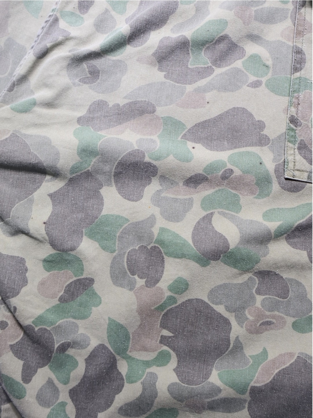 50s M-43 Type Duck Hunter Camo サイドカーゴパンツ