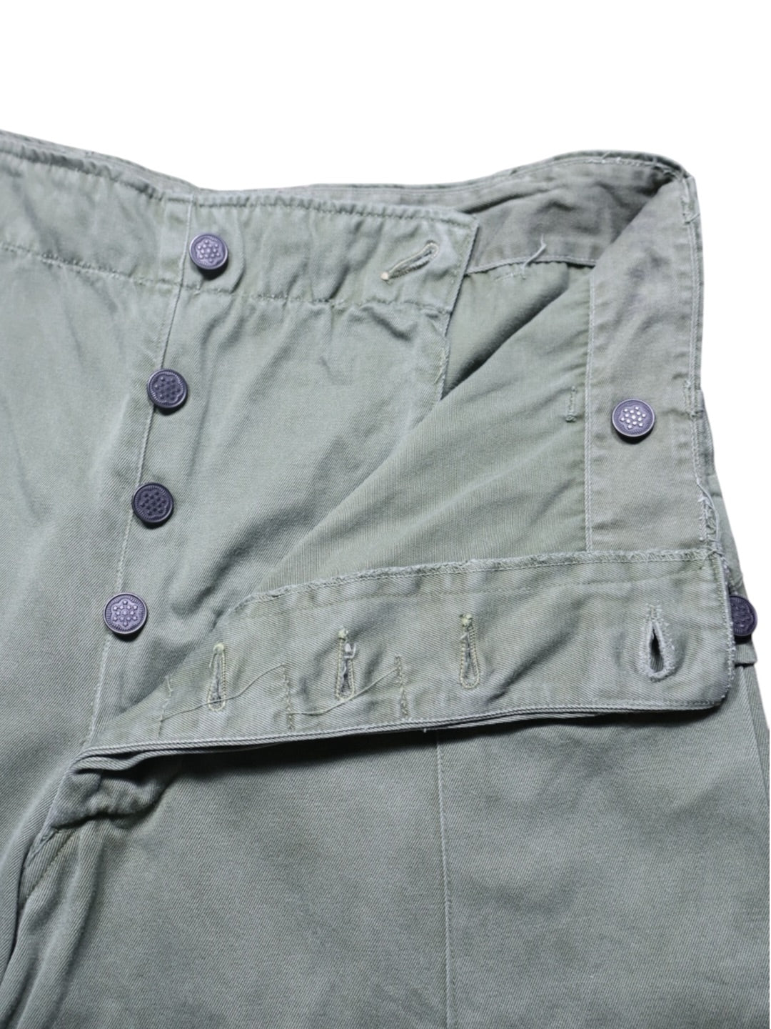40s US ARMY M-43 Cotton Twill サイドカーゴパンツ
