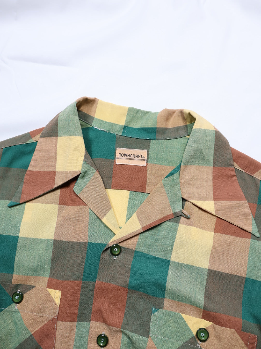 50s TOWNCRAFT コットン開襟シャツ