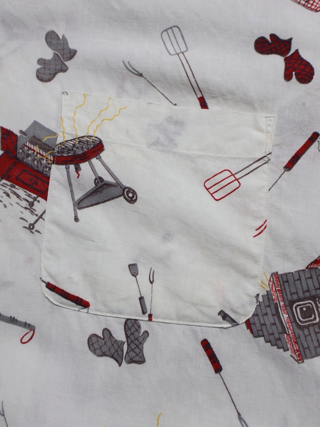 50s Barbecue Pattern 半袖シャツ