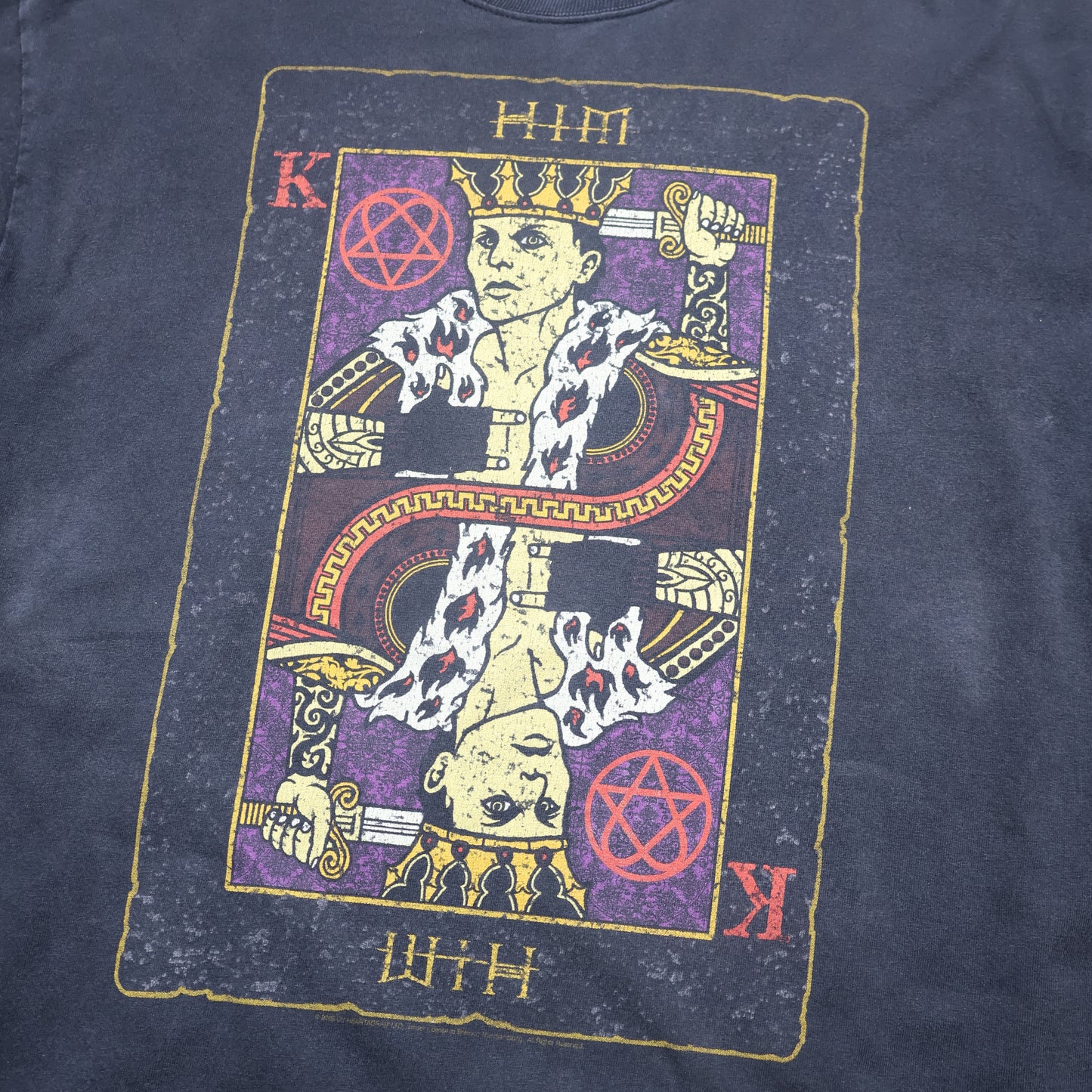 00s HIM トランプ Tシャツ