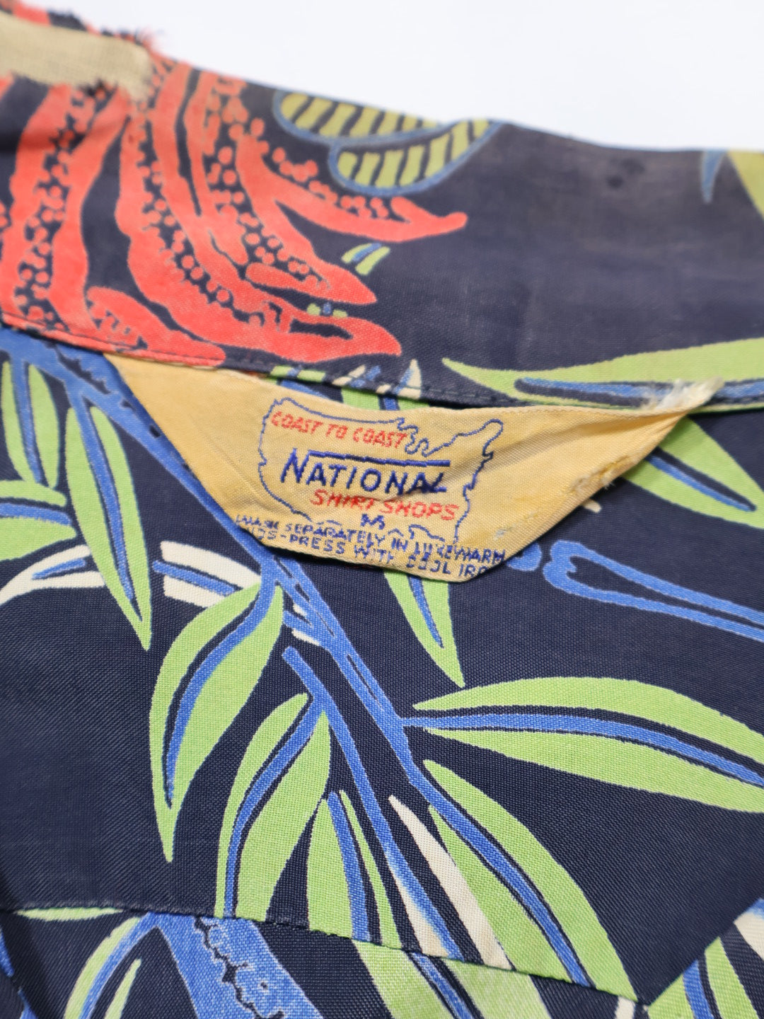 50s NATIONAL Miami Style レーヨンシャツ