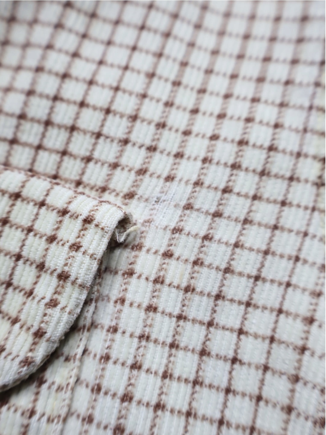 40s marlboro Print コーデュロイシャツ