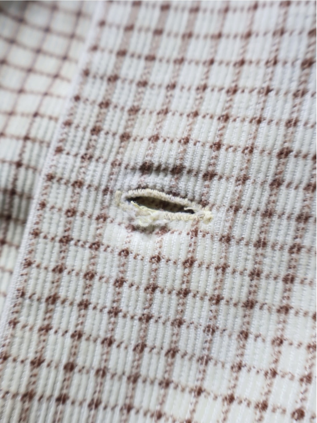 40s marlboro Print コーデュロイシャツ