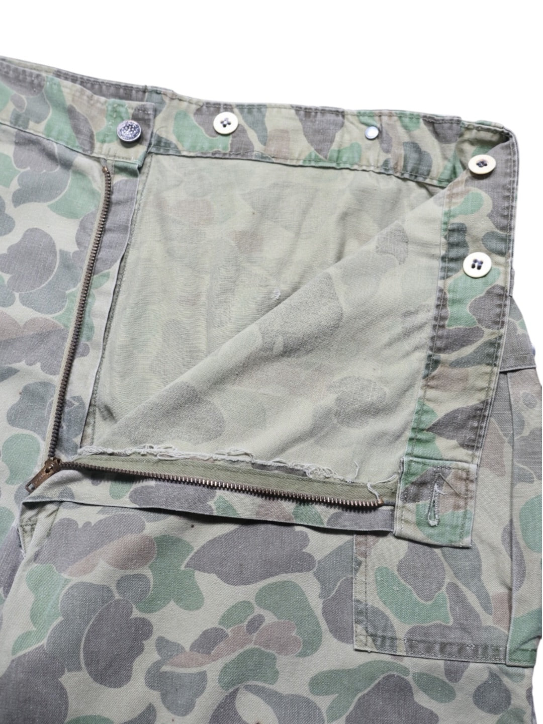50s M-43 Type Duck Hunter Camo サイドカーゴパンツ