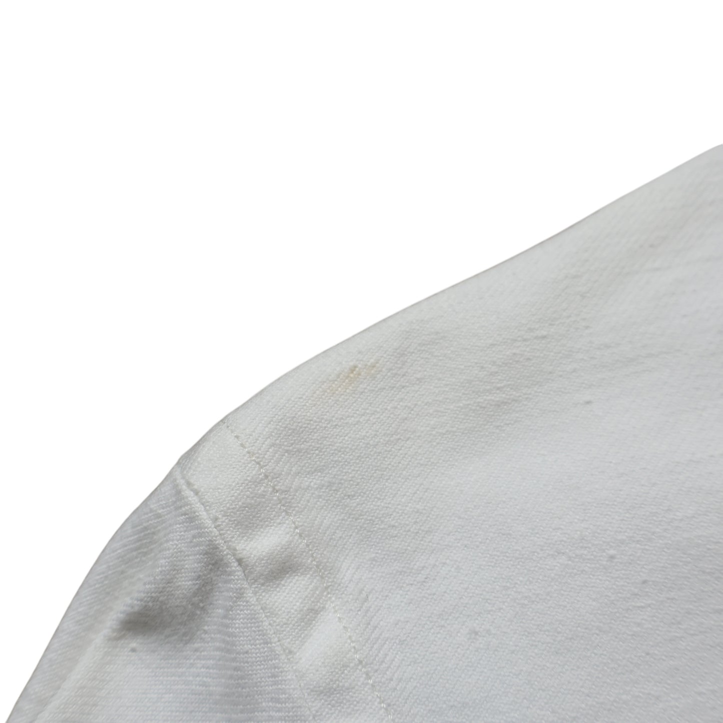 40s FRENCH White Cotton Twill "Vポケ" チョアジャケット