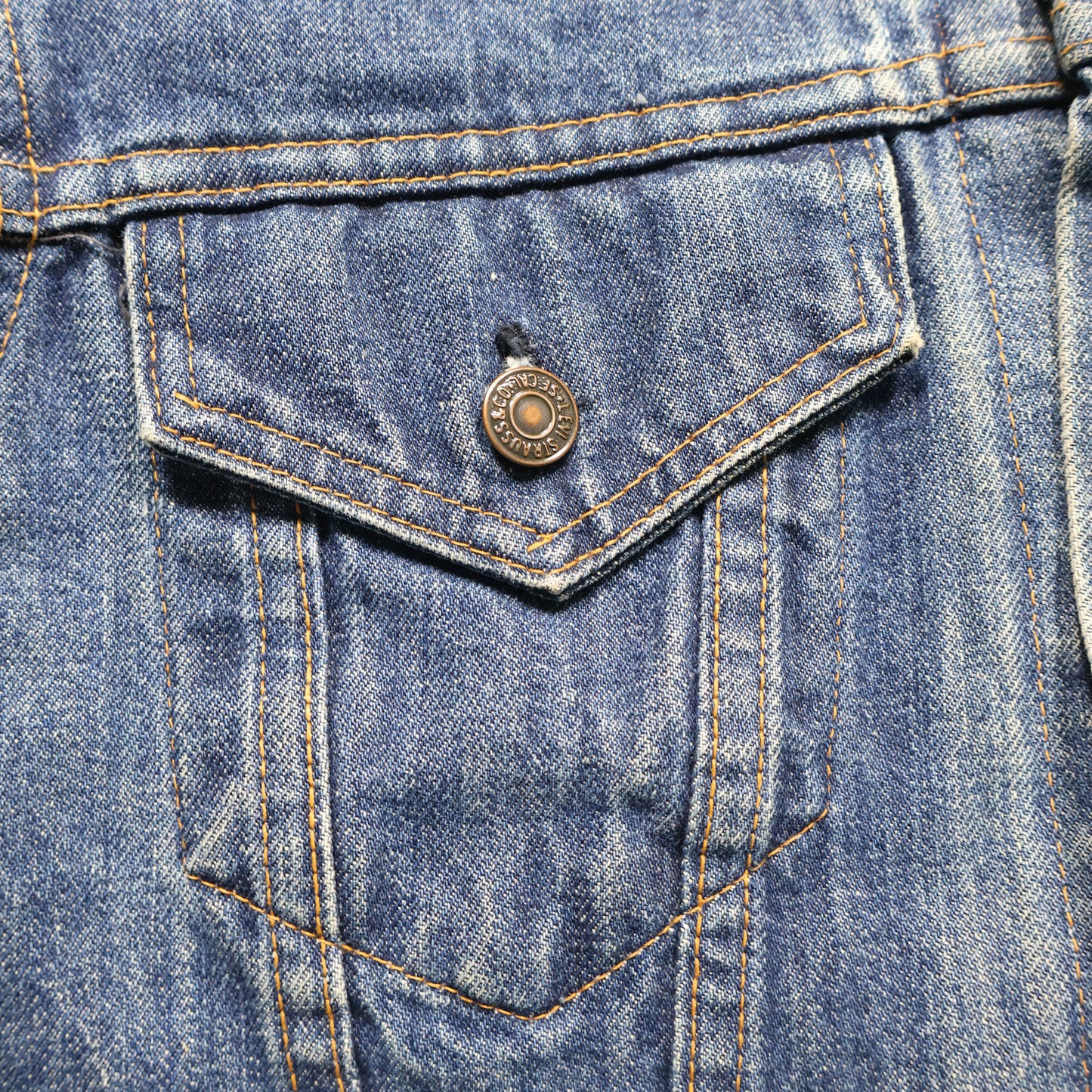 70s Levis 70505 small e デニムジャケット