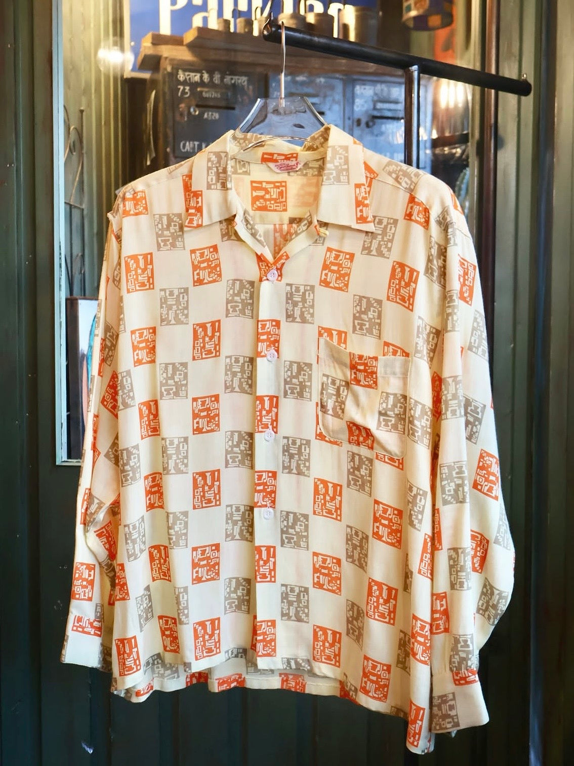 50s DISTINCTIVE Sportswear レーヨン開襟シャツ
